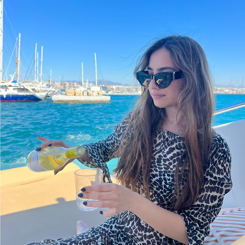 saint laurent black cat eye sunglasses